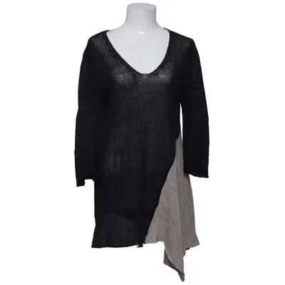 Tunique (Noir) de Fin Feminin Coton, Lin