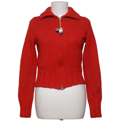 Cardigan (Red) from Sisley Acrylic, Wool