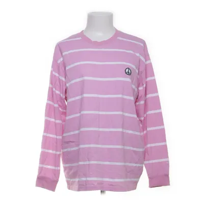 Långärmad t-shirt (Rosa, Vit) från Pull & Bear Bomull