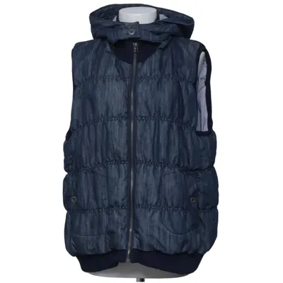 Outer vest (Blue) from Fransa Jeans Cotton, Polyester