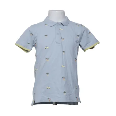 Poloshirt (Blauw, Geel) van Blukids Katoen, Elastaan