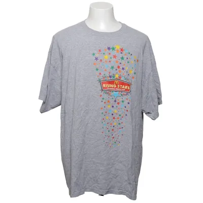 T-shirt (Grijs) van Hanes Heavyweight Katoen, Polyester