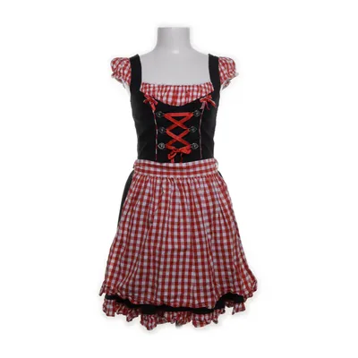 Dirndl (Black, Red) from Busserl Trachten