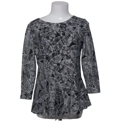 Blouse (Black, White) from S.T.I Elastane, Polyester