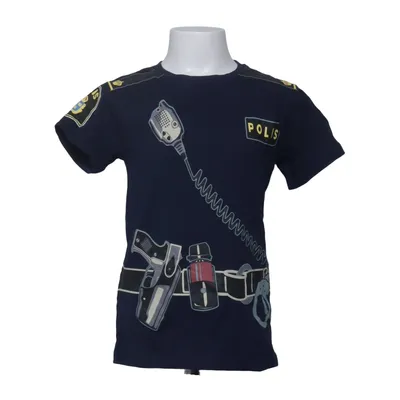 T-shirt (Blue) from Polisen Cotton