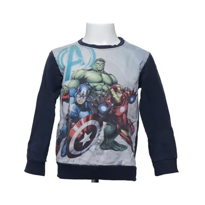Sweatshirt (Bleu, Multicolore) de Marvel Avengers Coton, Polyester
