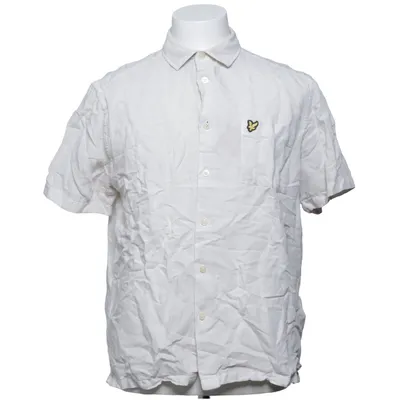 Chemise à manches courtes (Beige) de Lyle & Scott Coton, Lin
