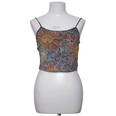 Crop top (Multicolored) from Urban Outfitters Elastane, Polyester