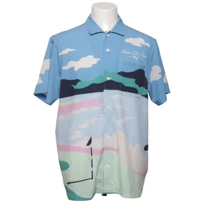 Chemise à manches courtes (Bleu, Multicolore) de Puma Élasthane, Polyester recyclé