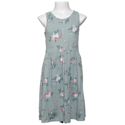 Klänning (Turkos, Flerfärgad) från H&M Kids Bomull