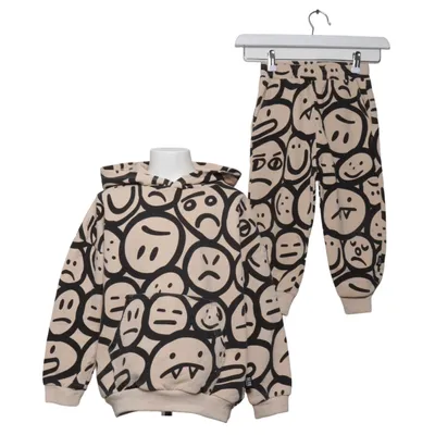 Loungewear (Beige, Black) from Little Man Happy