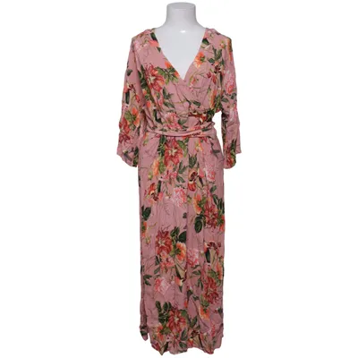 Jurk (Roze, Meerkleurig) van Vintage Stories Viscose