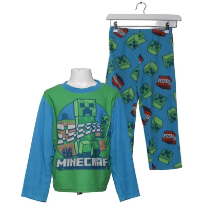 Pyjama (Bleu, Vert, Multicolore) de Minecraft Polyester