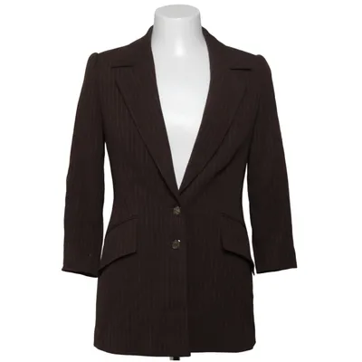Kavaj (Brun) från Escada Polyester, Ull