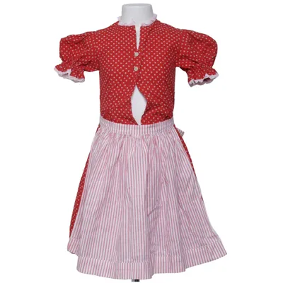 Dirndl (Rood, Wit, Meerkleurig) Katoen