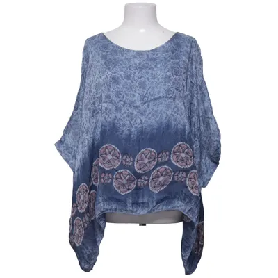 Top (Blue, Pink, Multicolored) from Loveli Elastane, Silk, Viscose