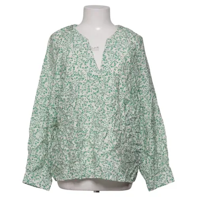 Blus (Grön, Vit) från Lindex Polyamid, Viskos