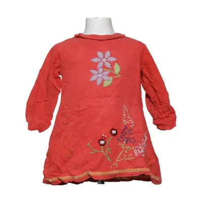 Klänning (Röd, Flerfärgad) från Oilily Bomull