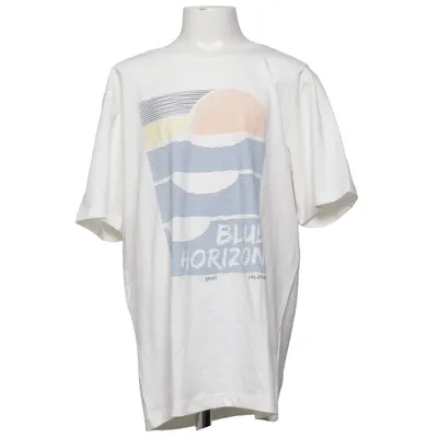 T-shirt (White, Blue, Yellow) from Yigga Cotton, Elastane