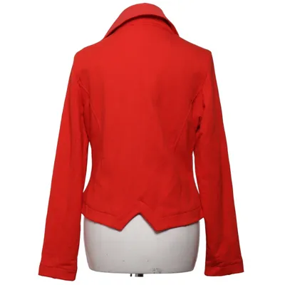 Blazer (Red, Black) from Ricarda M Cotton, Elastane, Polyester, Viscose