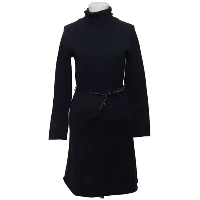 Jurk met col (Blauw) van GC Fontana Kasjmier, Katoen, Elastaan