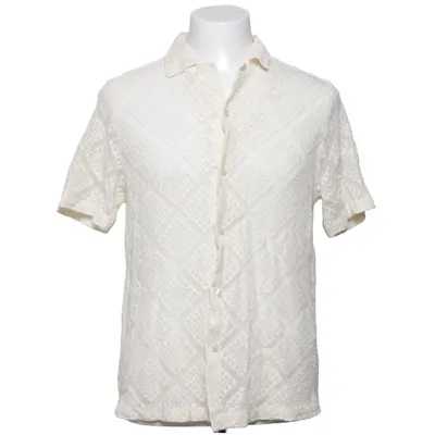 Chemise à manches courtes (Blanc) de H&M Coton, Polyamide