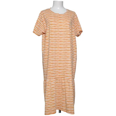 Dress (Orange, White) from Encuentro Cotton