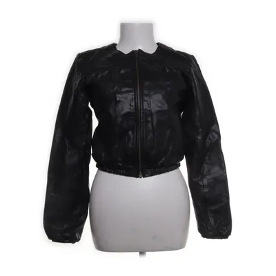Läderjacka (Svart) från VILA Clothes Skinn, Polyester