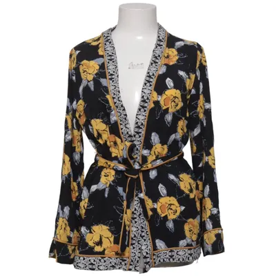 Wikkelblouse (Yellow Flower Kimono) van Contrast Viscose