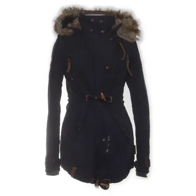 Parkas (Blå) från Naketano Akryl, Bomull, Pälsimitation, Polyamid, Polyester