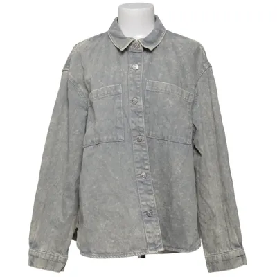 Denimjakke (Grøn) fra ONLY Blue Denim Bomuld