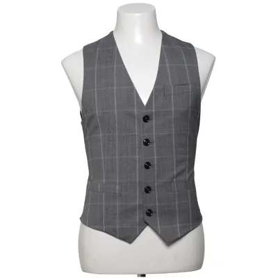 Jakkesætsvest (Slim Fit) fra Mango Man Viscose, Uld