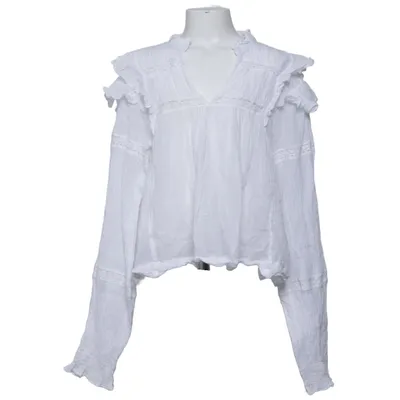 Blus (Vit) från Gina Tricot Ekologisk bomull