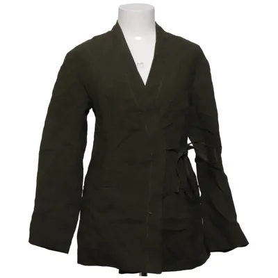 Cardigan cache-cœur (Vert) de Massimo Dutti Lin