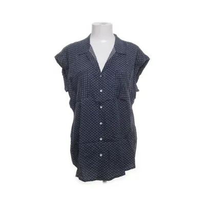 Short sleeve shirt (Blue, White) from Jachs Girlfriend Lyocell