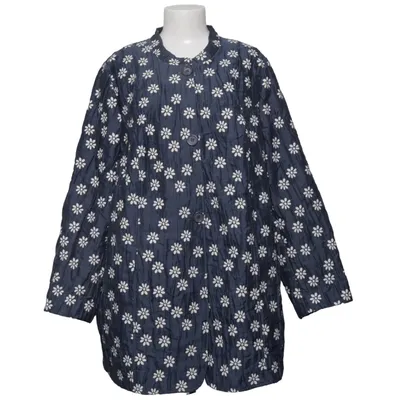 Jakke (Blå, Hvid) fra Samoon Bomuld, Elastan, Polyester