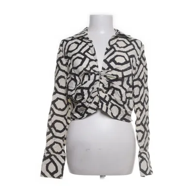 Blus (Vit, Svart) från H&M Polyamid, Viskos