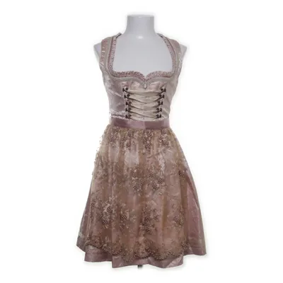 Dirndl (Rosa, Guldfärgad) från Krüger Madl Polyester