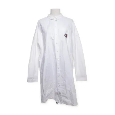 Blousejurk (Wit) van Tommy Hilfiger Jeans Katoen