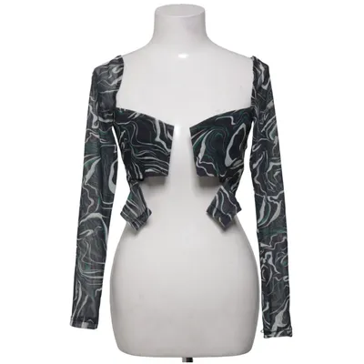 Top (Black, Green, Multicolored) from Naanaa Elastane, Polyester