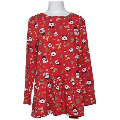 Kjole (Rød, Flerfarvet) fra Citat Elastan, Polyester