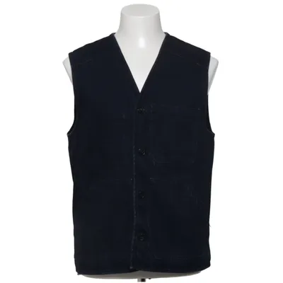 Spijker gilet (Blauw) van Mason Garments Katoen