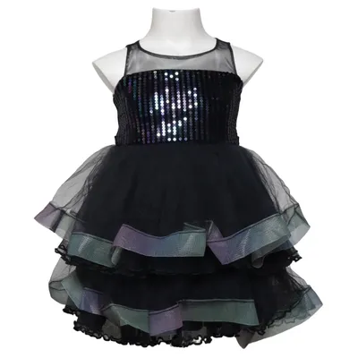 Kjole (X6-11888-DV) fra Bonnie Jean Elastan, Polyester