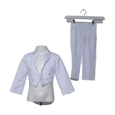 Rokkostuum jas (Wit) Polyester