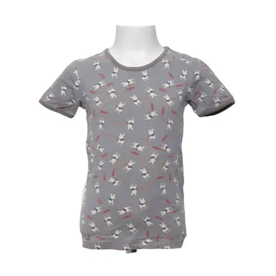 T-shirt (Grå, Flerfarvet) fra Katvig Bambus, Bomuld, Elastan