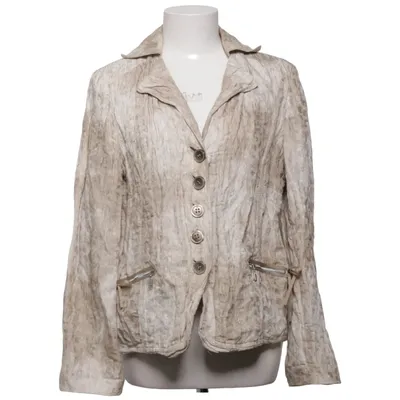 Blazer (Beige) de Gelco Fibre métallique, Polyester