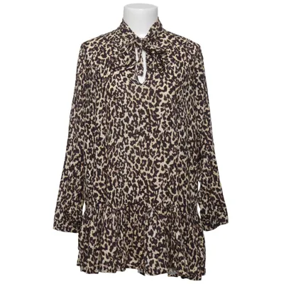 Kjole (Beige, Brun, Sort) fra Zara Woman Premium Collection Viscose