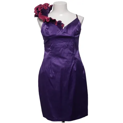 Cocktailkjole (Lilla) fra Goddess London Bomuld, Elastan, Polyester