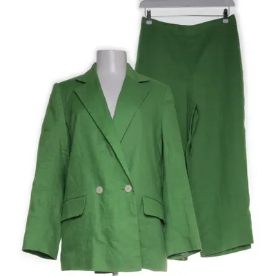 Kostym (Grön) från Mango Bomull, Linne, Polyester