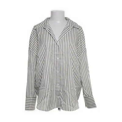 Shirt (Wit, Beige) van Zara Katoen, Polyester
